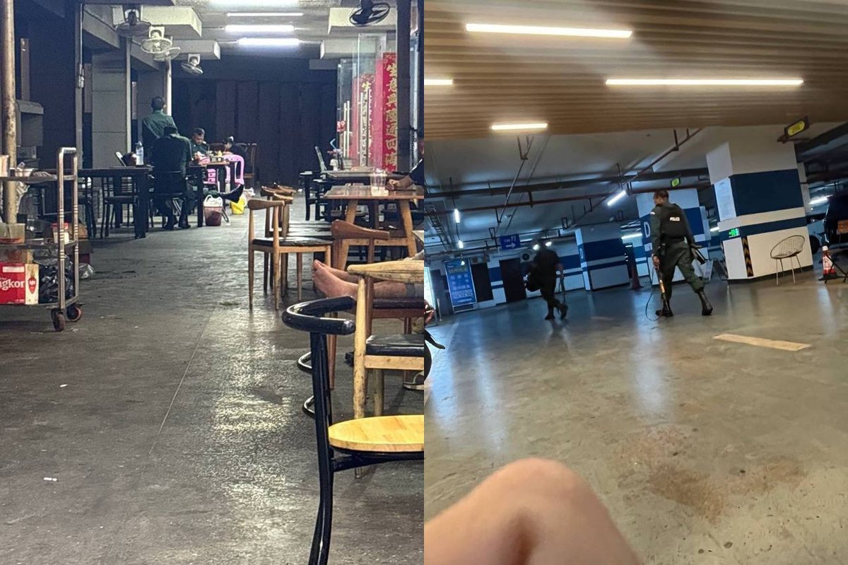 金边富力小区遭宪兵突击封锁 查获大量电脑手机