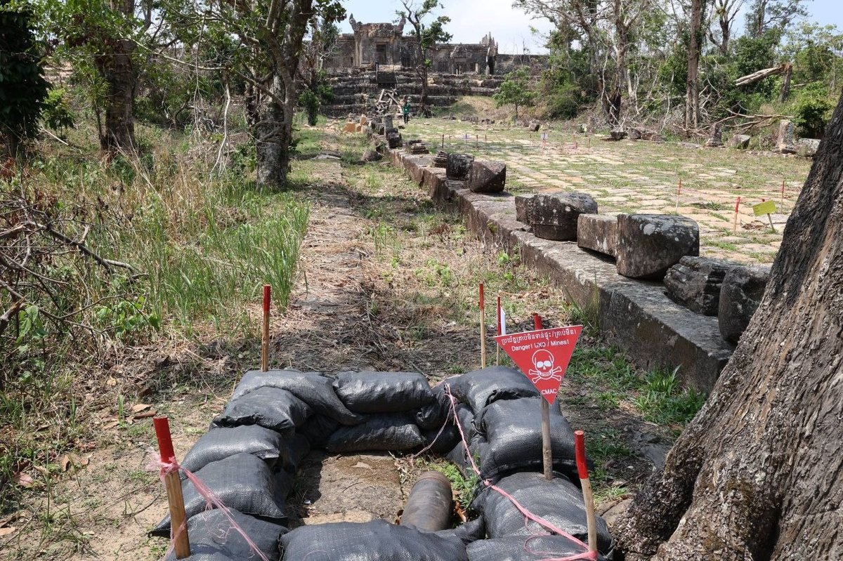CMAC启动柏威夏寺周边排雷项目 获UNESCO资金支持