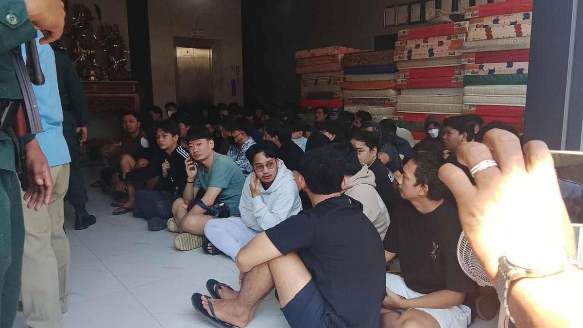 波贝突击查封网诈窝点 150名印尼籍嫌疑人被捕