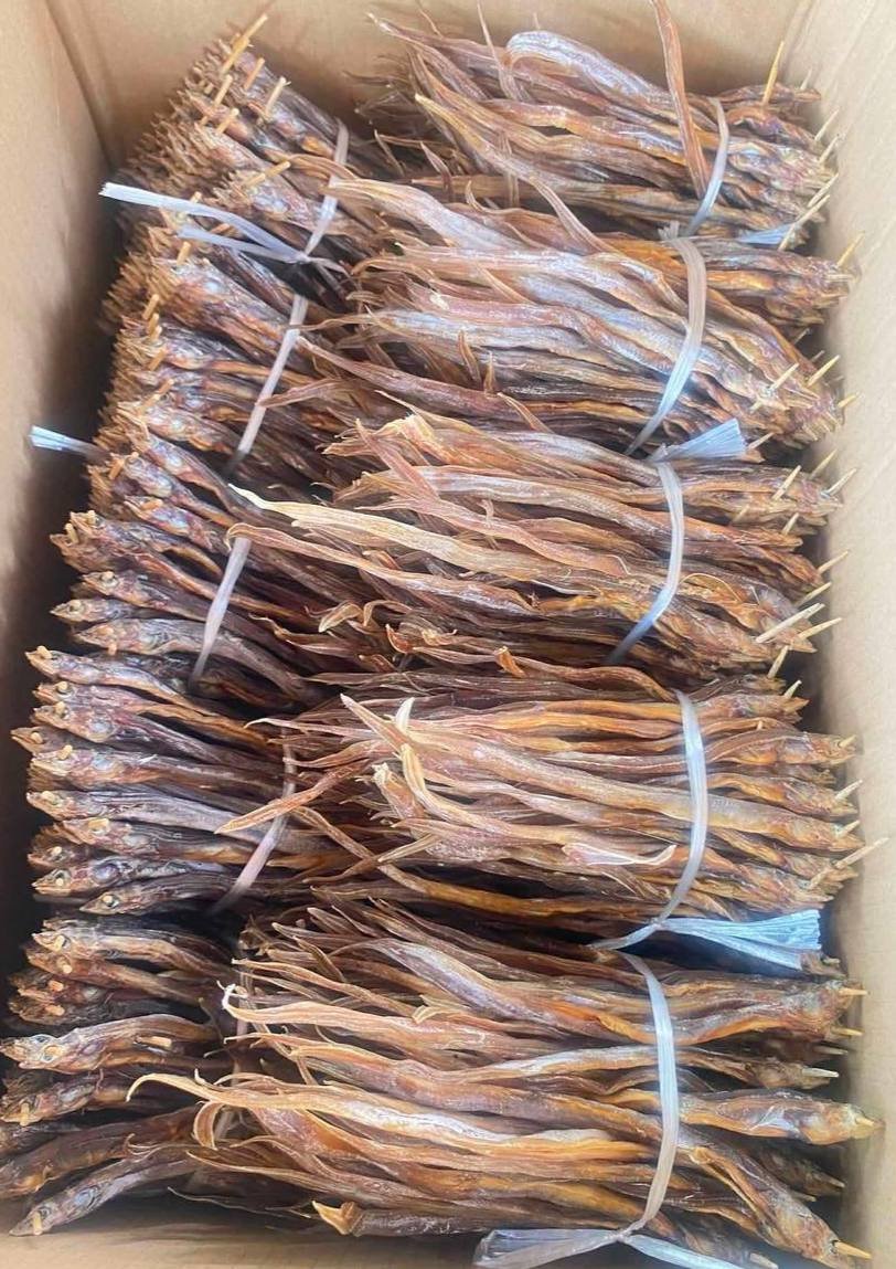 天然腌制鱼干出售 10串装仅需38000瑞尔