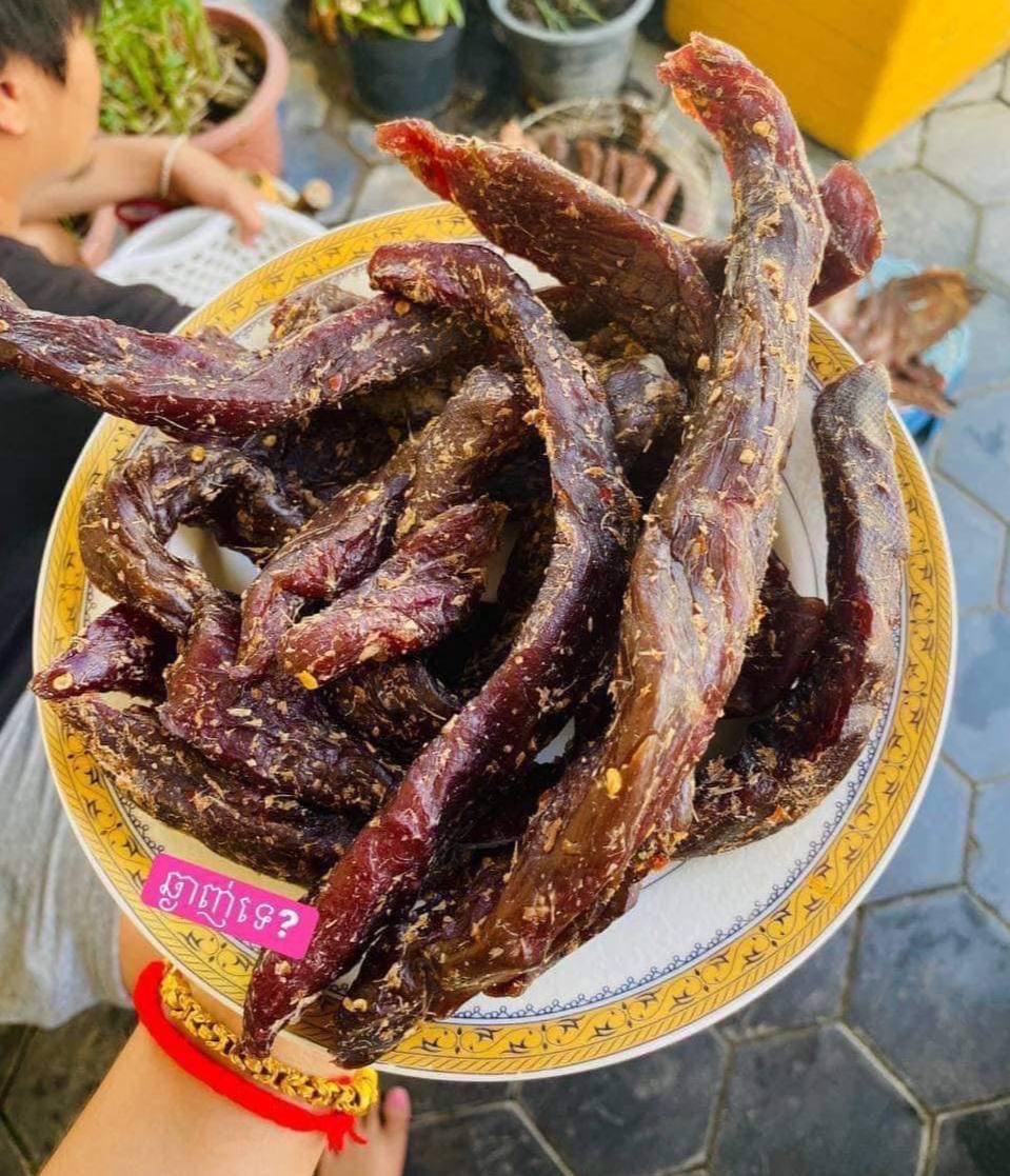 柬埔寨手工牛肉干/水牛肉干 纯天然无添加 1kg售价$18.75