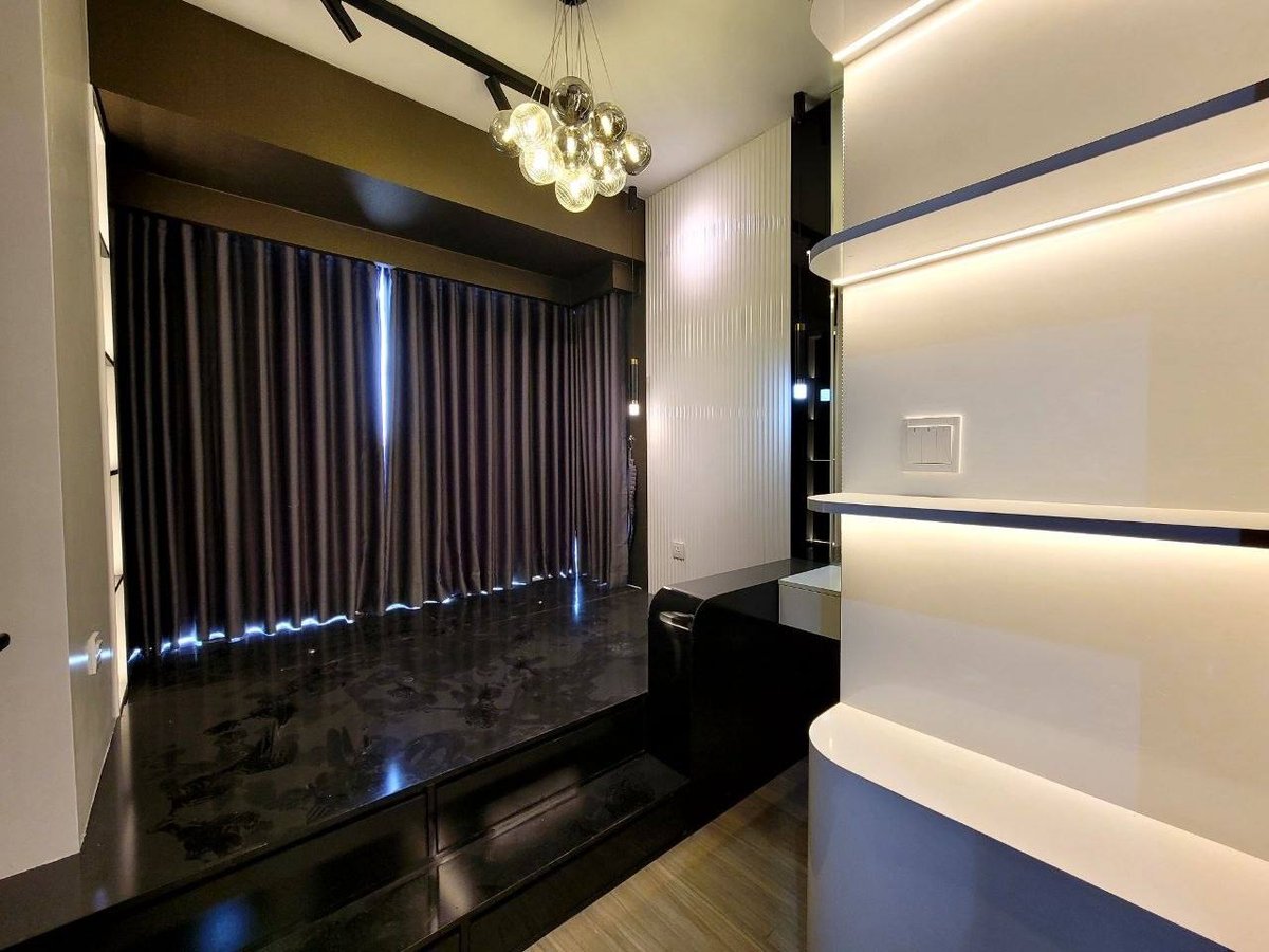 Urban Village二期精装一房一厅出租,全屋全新家具家电,带阳台且视野开