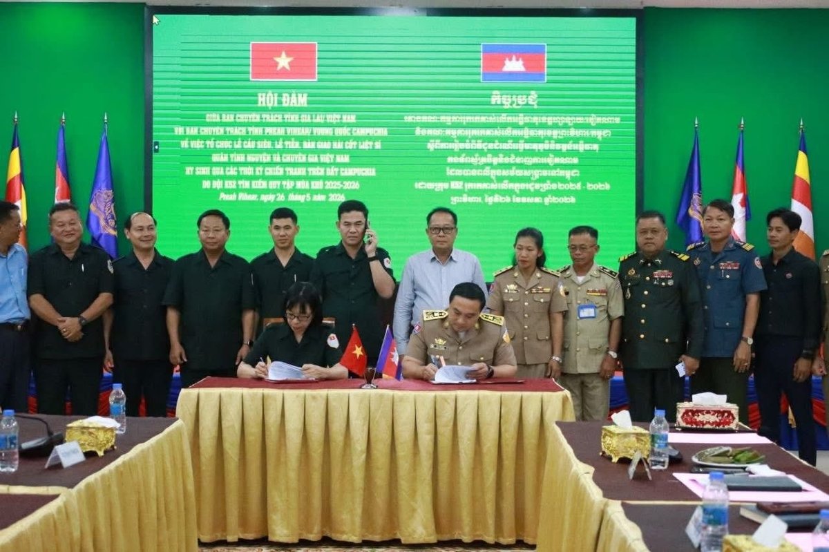 柏威夏省与越南嘉莱省合作遣返越军遗骸