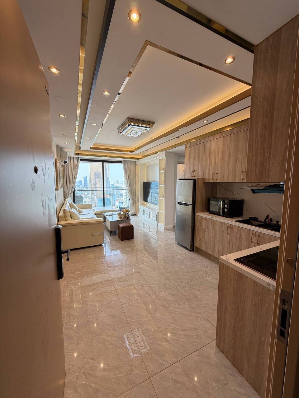 位于金边BKK1莫尼旺大道的Agile Sky Residence公寓现有一套两
