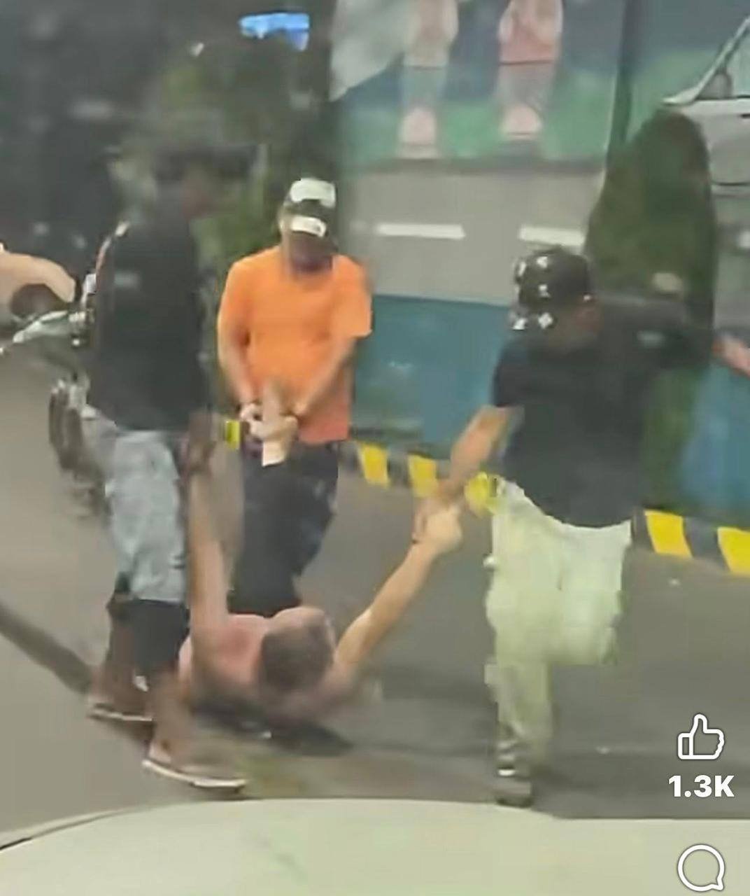 金边中国男子醉酒滋事 警方介入后送往使馆