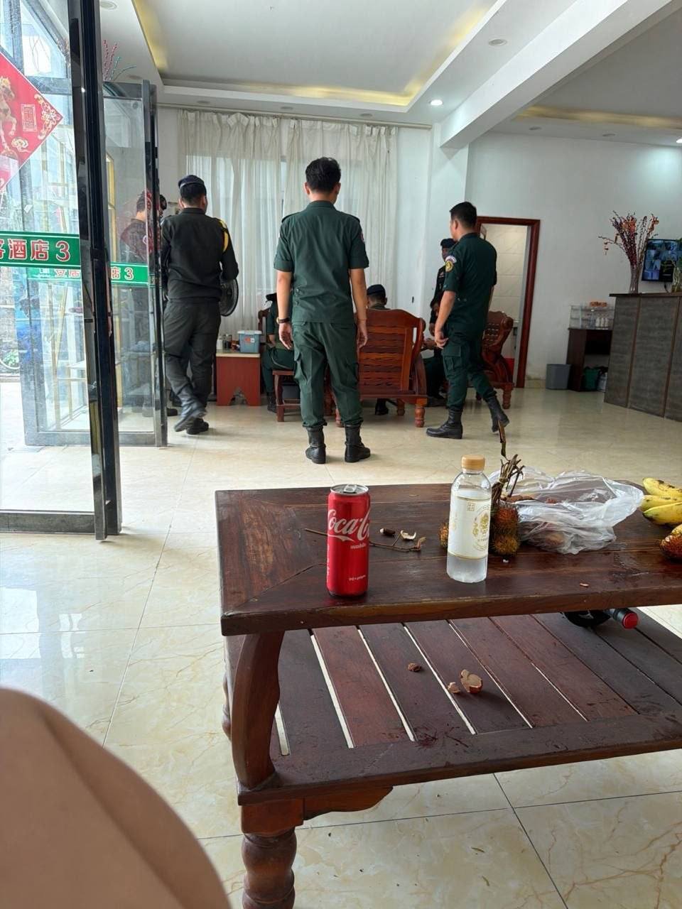 西港大浪淘沙及安居客酒店区域有宪兵检查