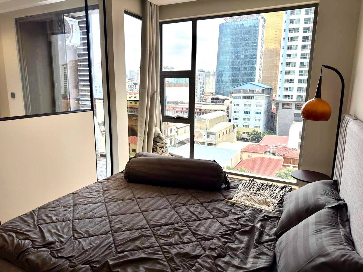 BKK1核心地段BKK时代广场5公寓现有一房一厅招租,月租金$500