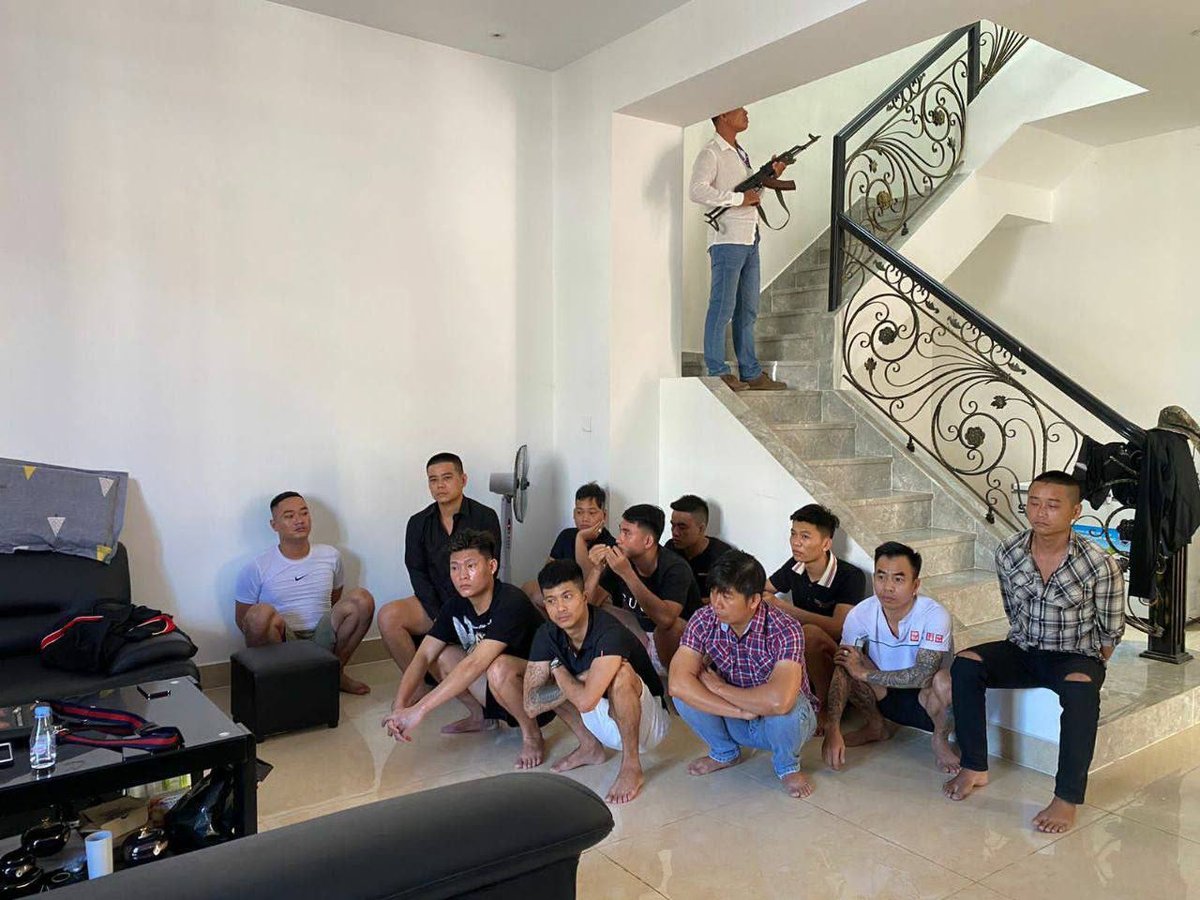 木牌警方突袭端掉越南籍犯罪团伙 涉绑架勒索诈骗