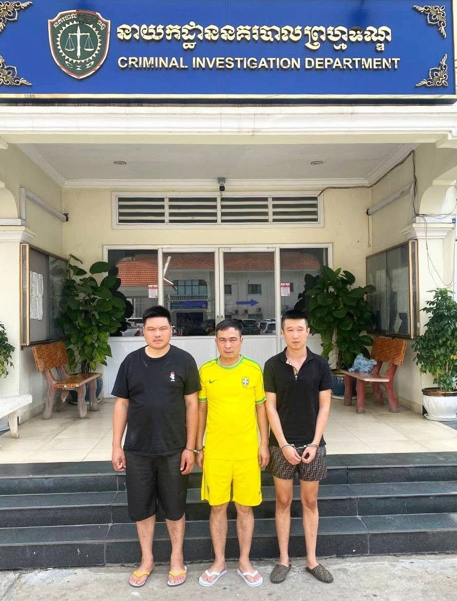 金边棉芷区发生绑架勒索案 3名中国籍嫌犯被捕