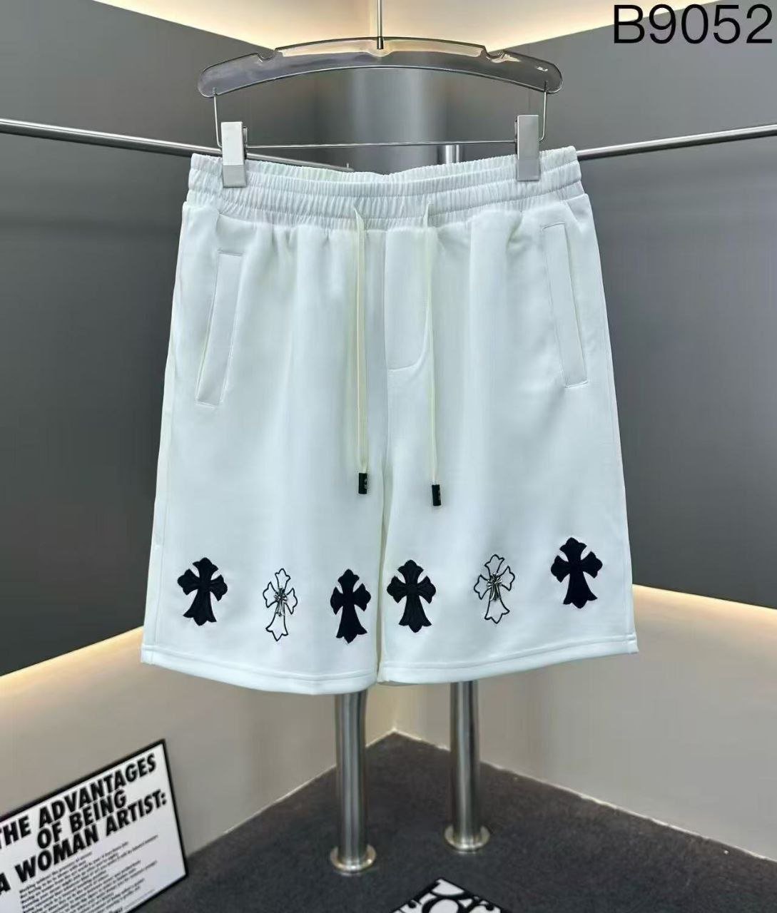 克罗心十字架刺绣短裤转让 纯棉材质 尺码M至4XL
