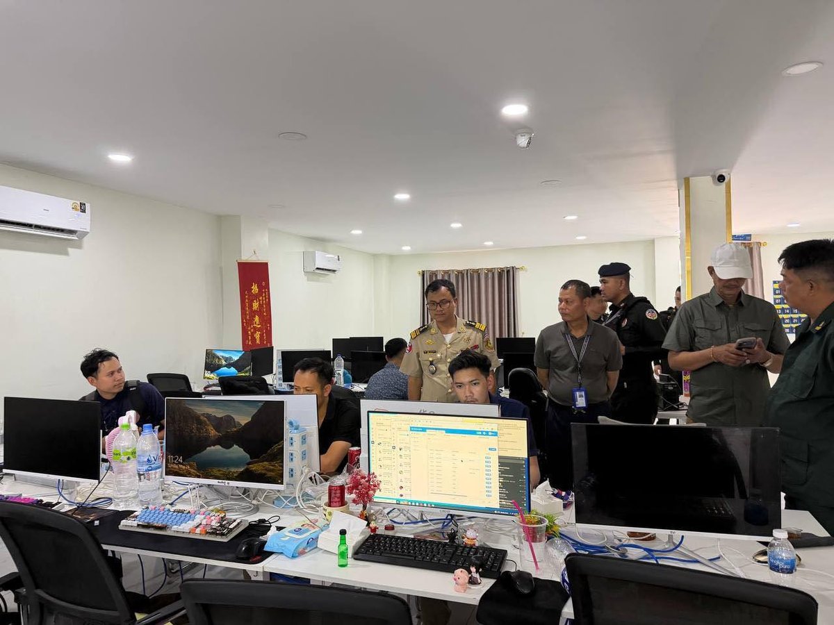 波贝市突查网络诈骗窝点 查获疑似设备并登记外籍人员