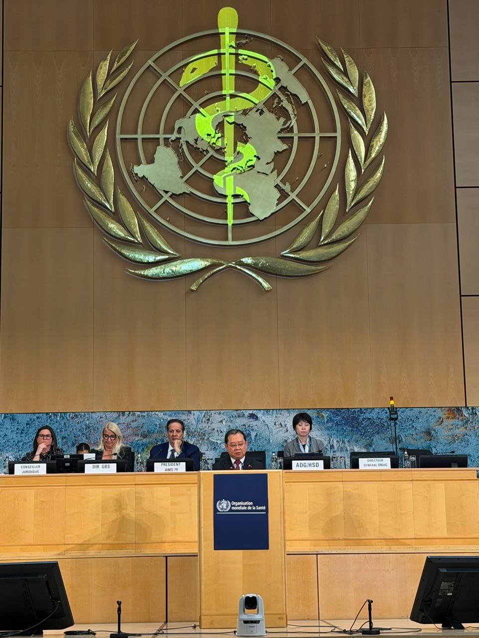 秦拉出席第79届世界卫生大会 承诺2035年实现全民健康覆盖
