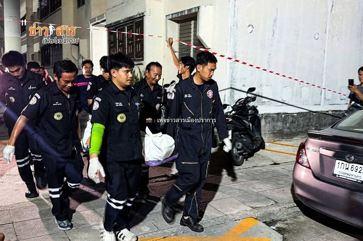 泰国北榄府发生三角恋情杀案 嫌犯枪杀情敌后车祸身亡