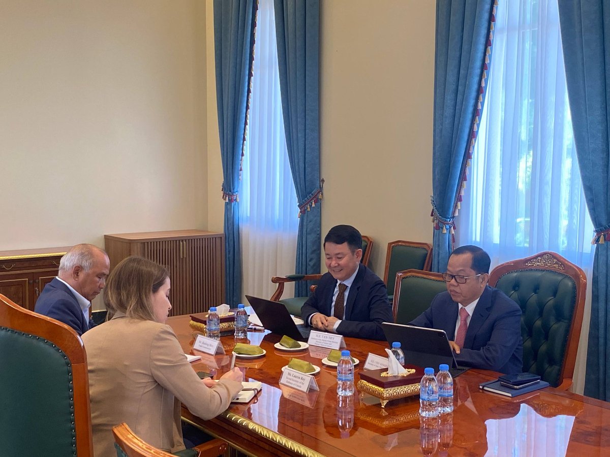 柬埔寨司法部与加拿大使馆会谈 推进商事法庭筹建进程
