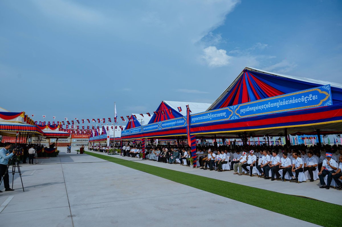 洪玛奈出席西港五一劳动节活动 强调深水码头建设质量