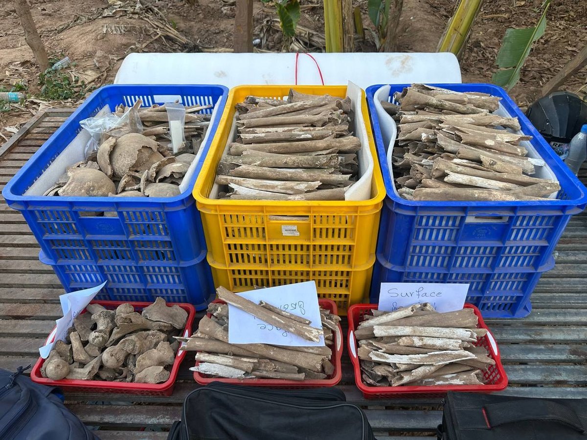 干拉省高库岛发现红色高棉时期遗骸 约800块碎片