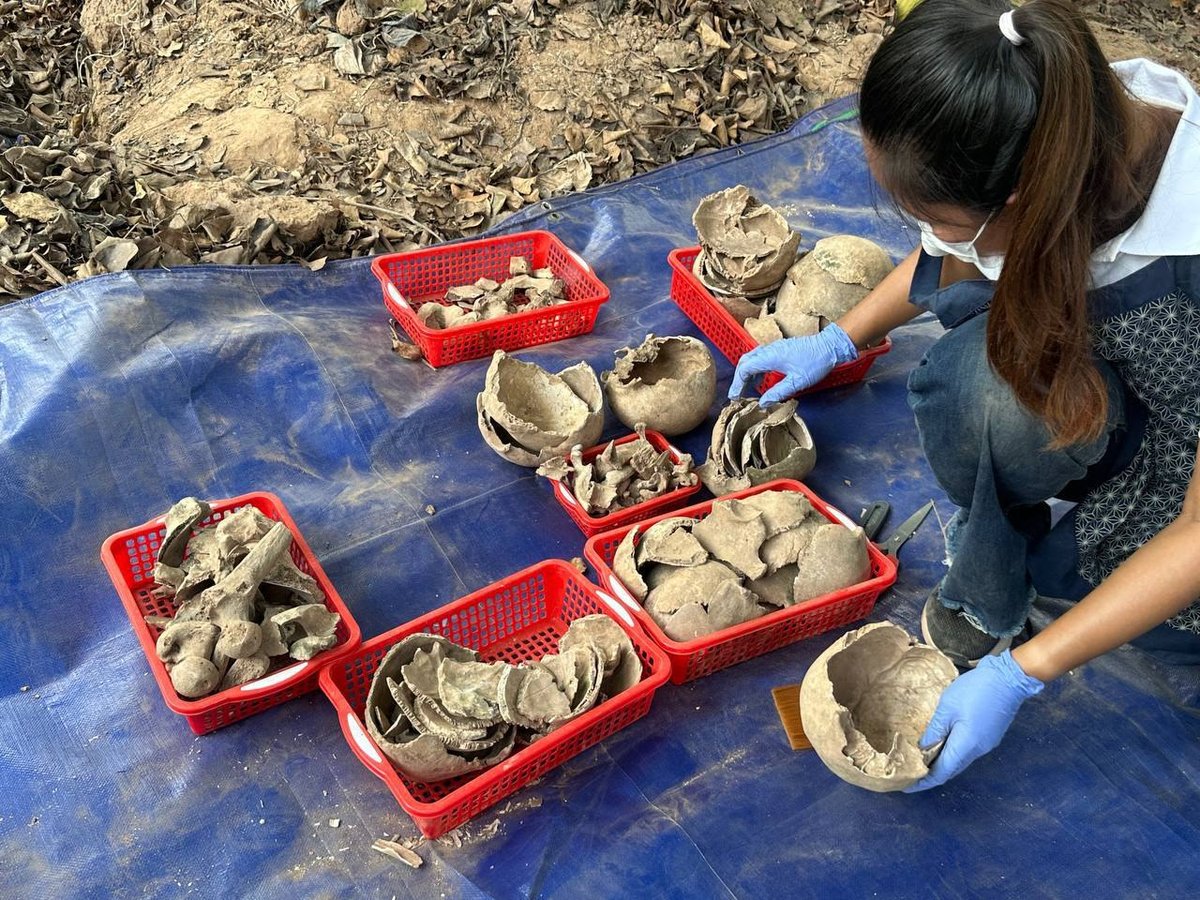 干拉省高库岛发现红色高棉时期遗骸 约800块碎片