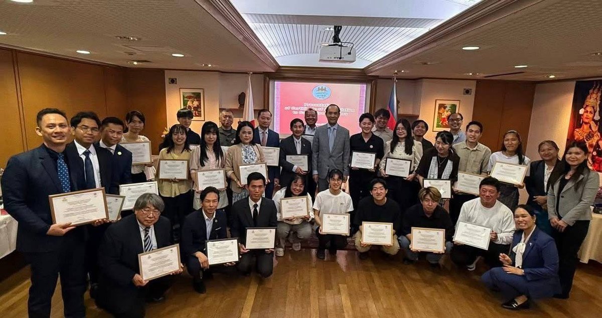 柬埔寨驻日本大使馆举办庆功宴 庆祝第10届柬埔寨节圆满落幕