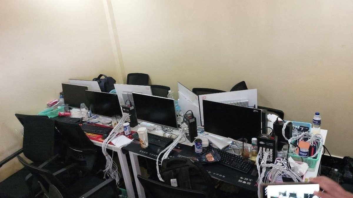 巴域市与磅罗县警方联合行动,成功突击4处涉嫌从事网络诈骗的窝