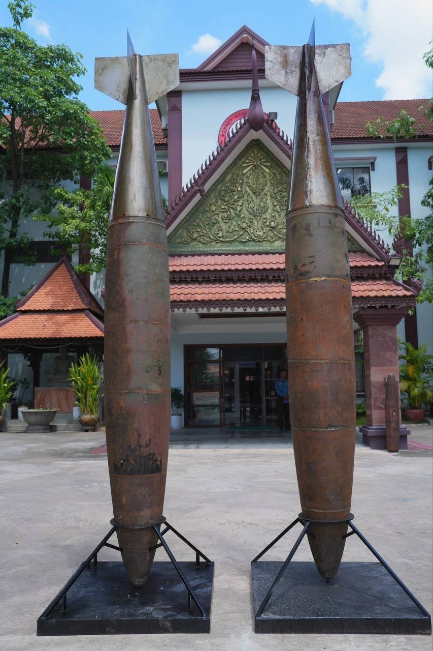 柬埔寨成功拆除一枚1吨重MK-84炸弹 将作为历史遗迹展示