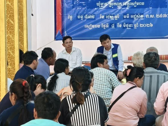 暹粒省政府公示Khnat乡2079块土地 推进土地确权