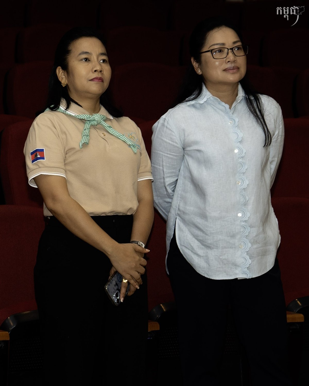 柬埔寨女童军协会在金边四臂湾大剧院进行排练，为即将举办的“第
