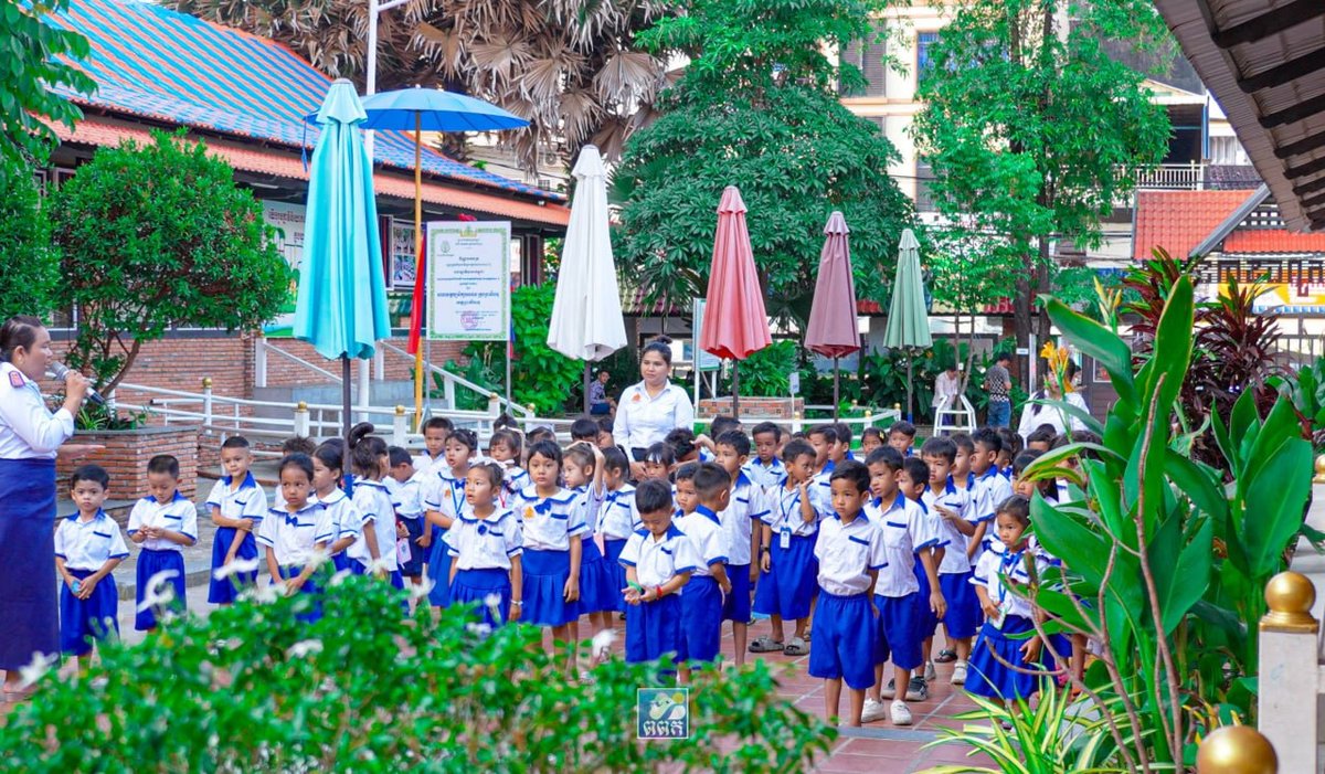 西哈努克市资源幼儿园发布招生信息,强调幼儿纪律