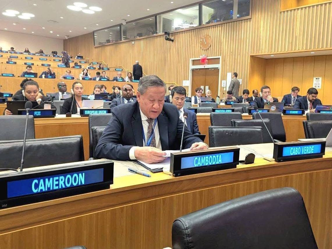 柬埔寨驻联合国代表重申立场 坚持强制性调解机制