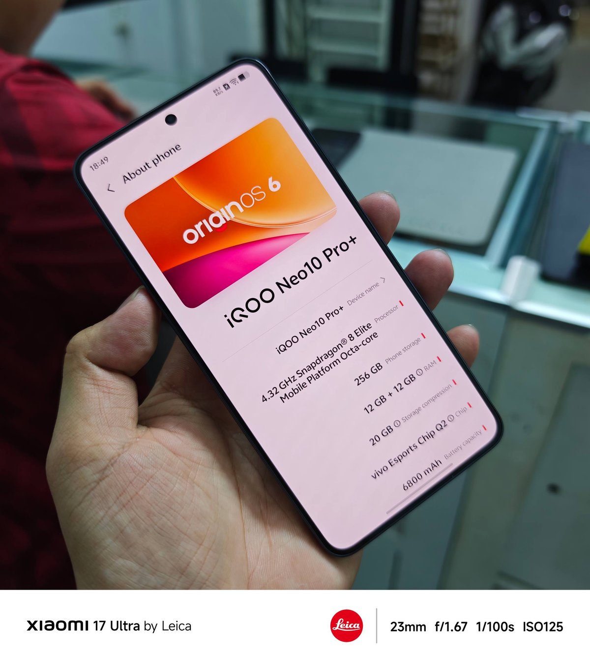 iQOO Neo10 Pro+ 12/256G二手转让 仅售