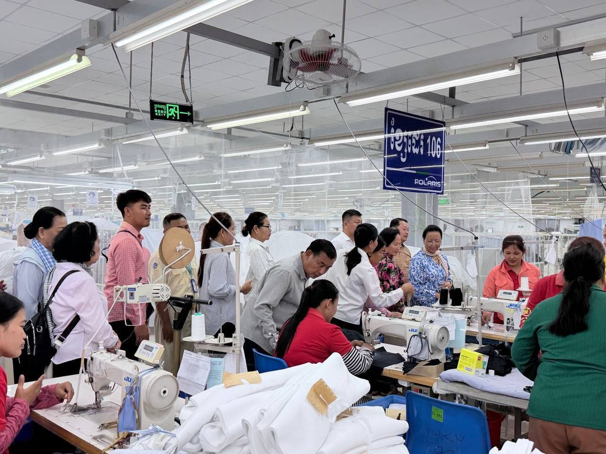 柬埔寨国会第八委员会赴柴桢省考察 聚焦劳工与妇女权益