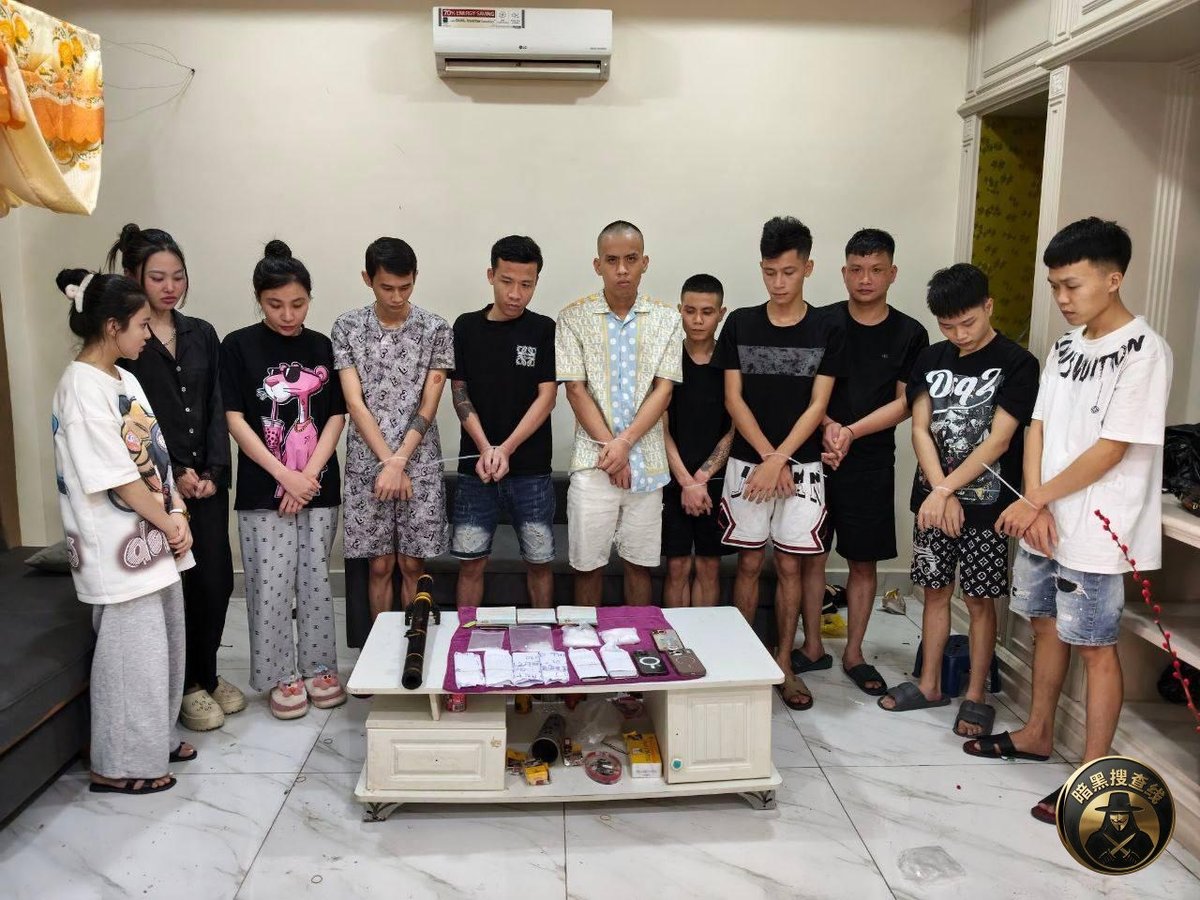 金边警方破获5起毒品案 抓获24名中越等国籍嫌犯