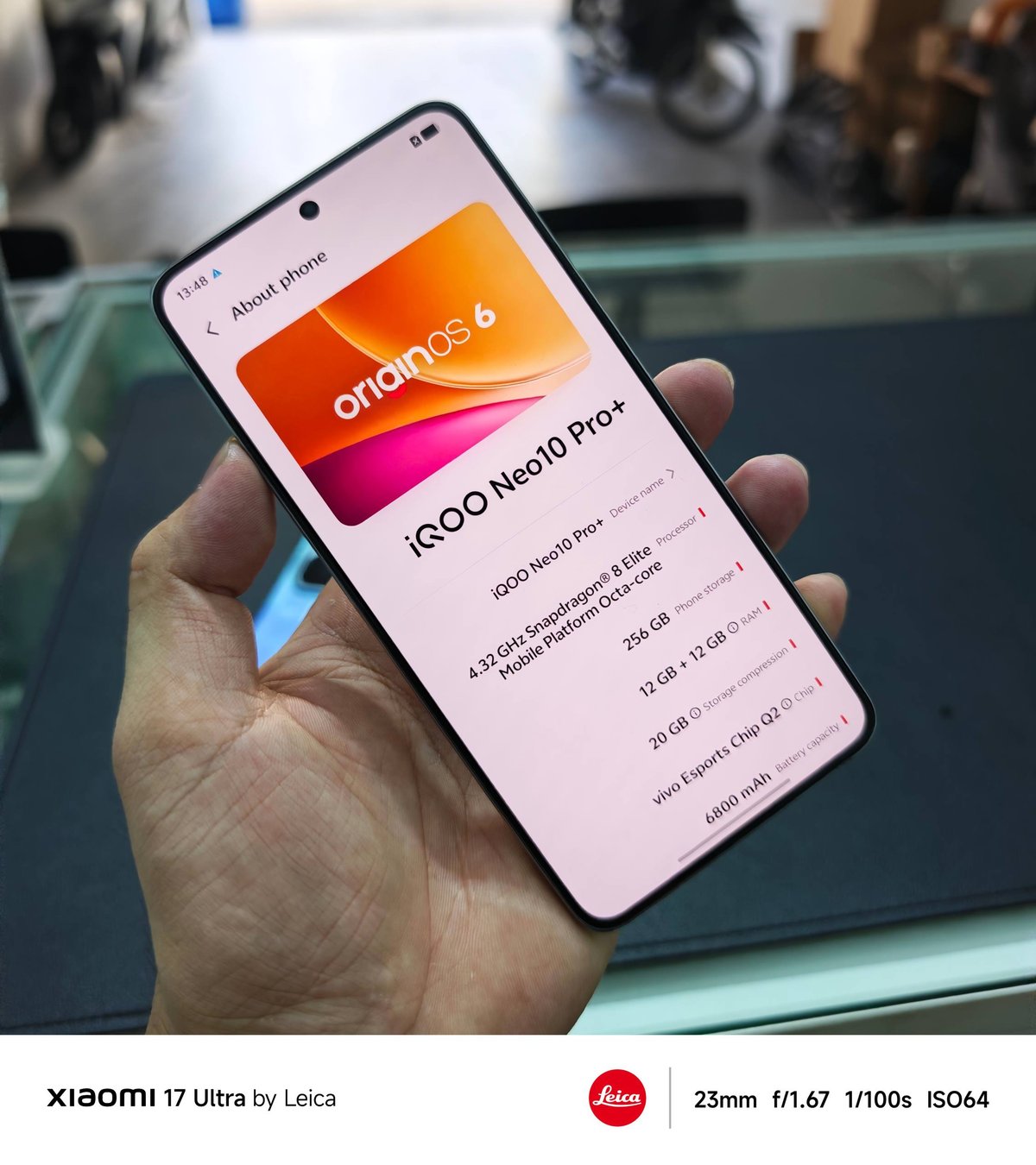 iQOO Neo10 Pro+二手转让 12+256G售$3