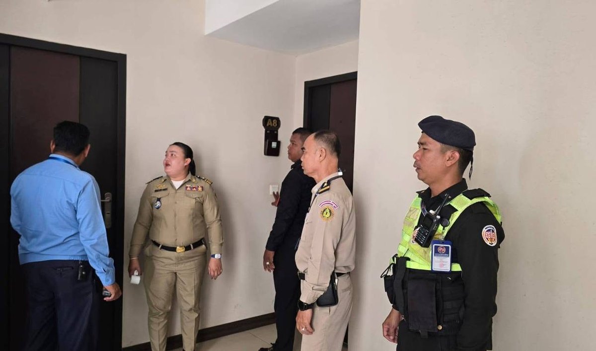 金边桑园区BALI1酒店突击检查 多名外籍人员因非法居留被捕