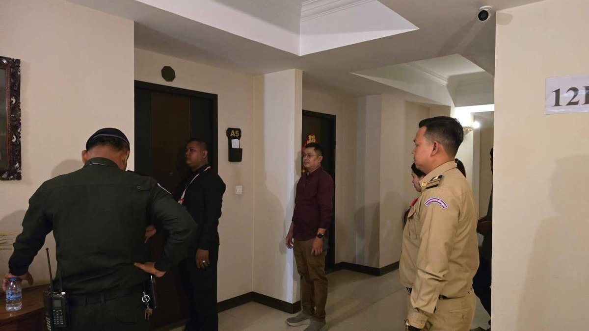 金边桑园区BALI1酒店突击检查 多名外籍人员因非法居留被捕
