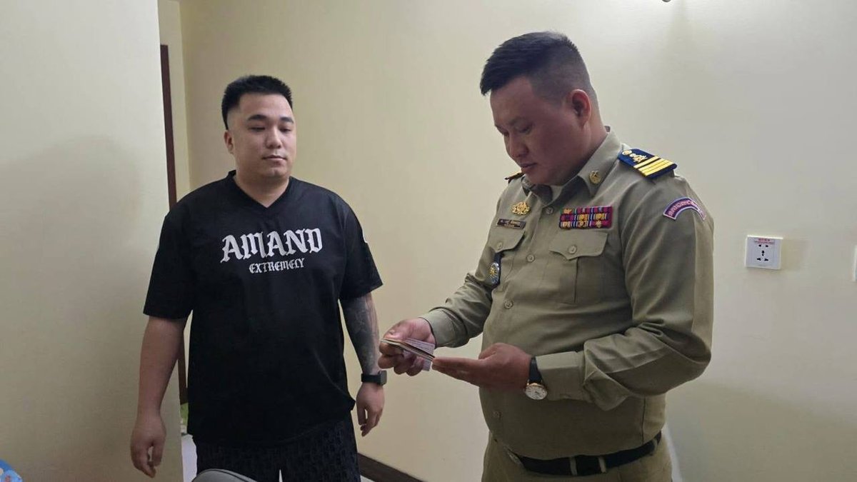 金边桑园区BALI1酒店突击检查 多名外籍人员因非法居留被捕