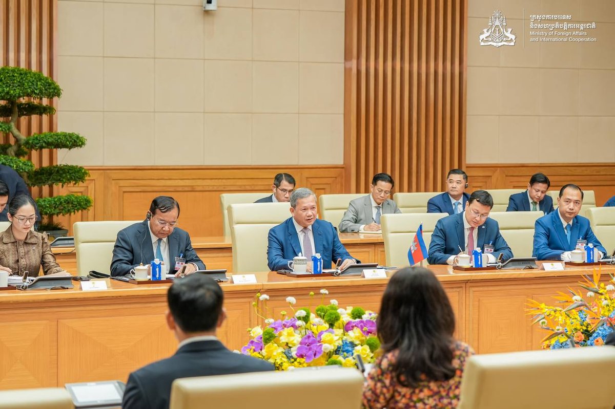 洪玛奈与越南总理黎明兴举行双边会谈 聚焦经贸合作