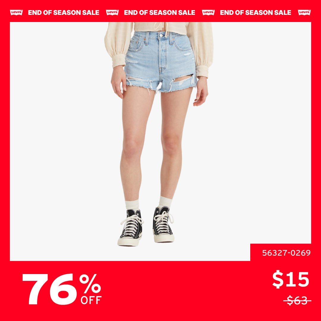 Levi's全柬门店季末促销最高8折 仅限ACFC会员