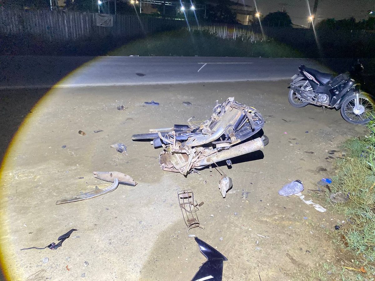 金边朗哥区发生严重车祸 摩托车主被撞当场身亡