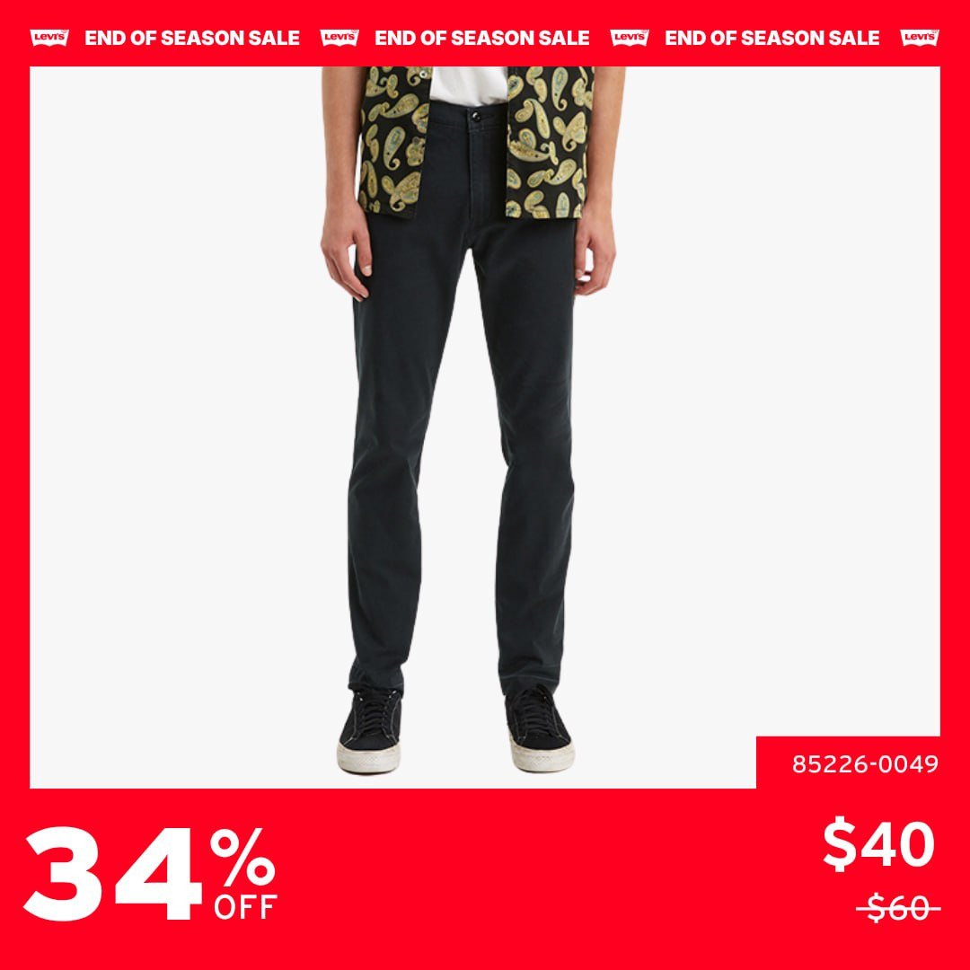 Levi's全柬门店季末促销最高8折 仅限ACFC会员