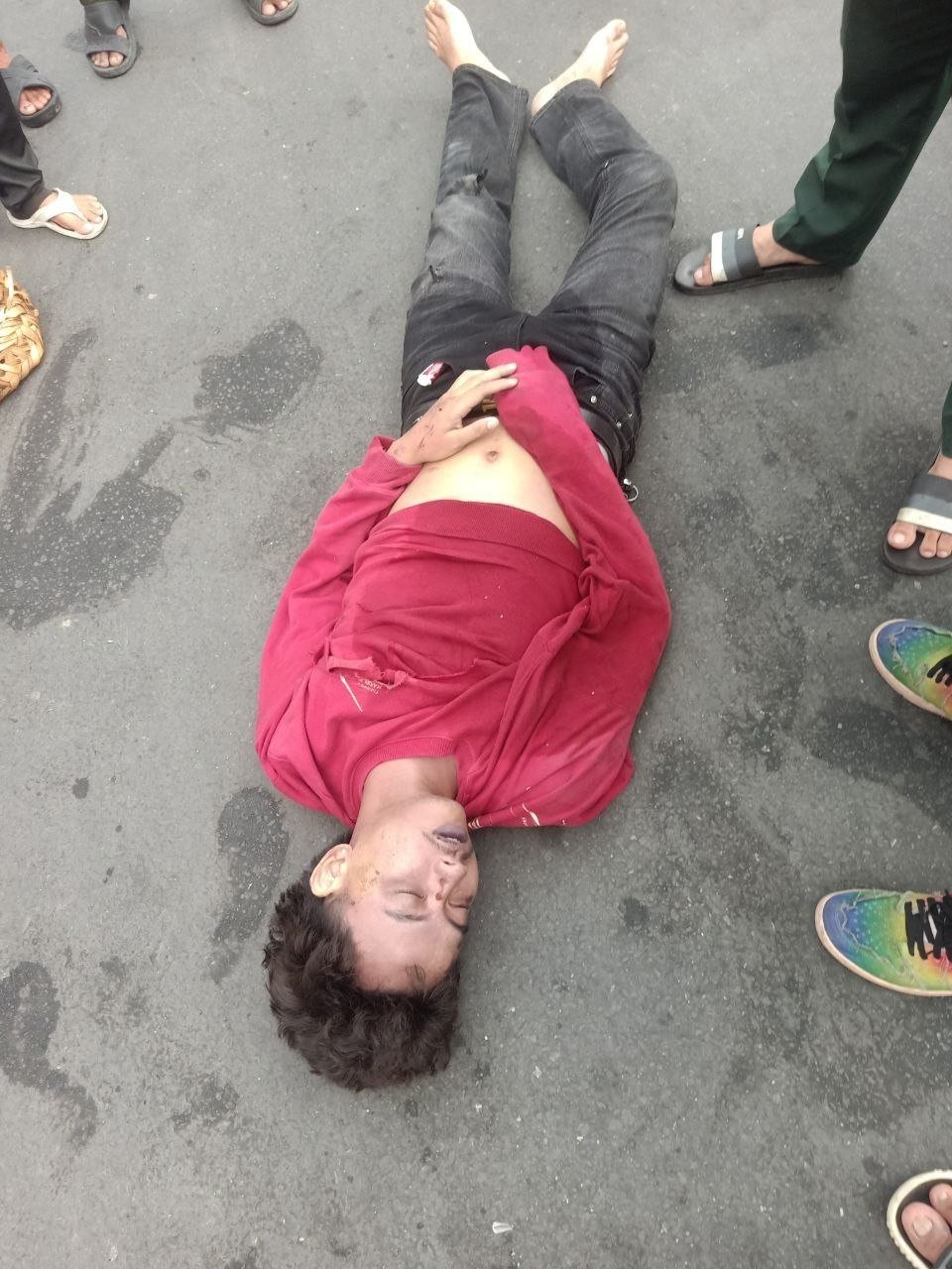 金边棉芷区下长夏社发生摩托车事故 一男子当场身亡