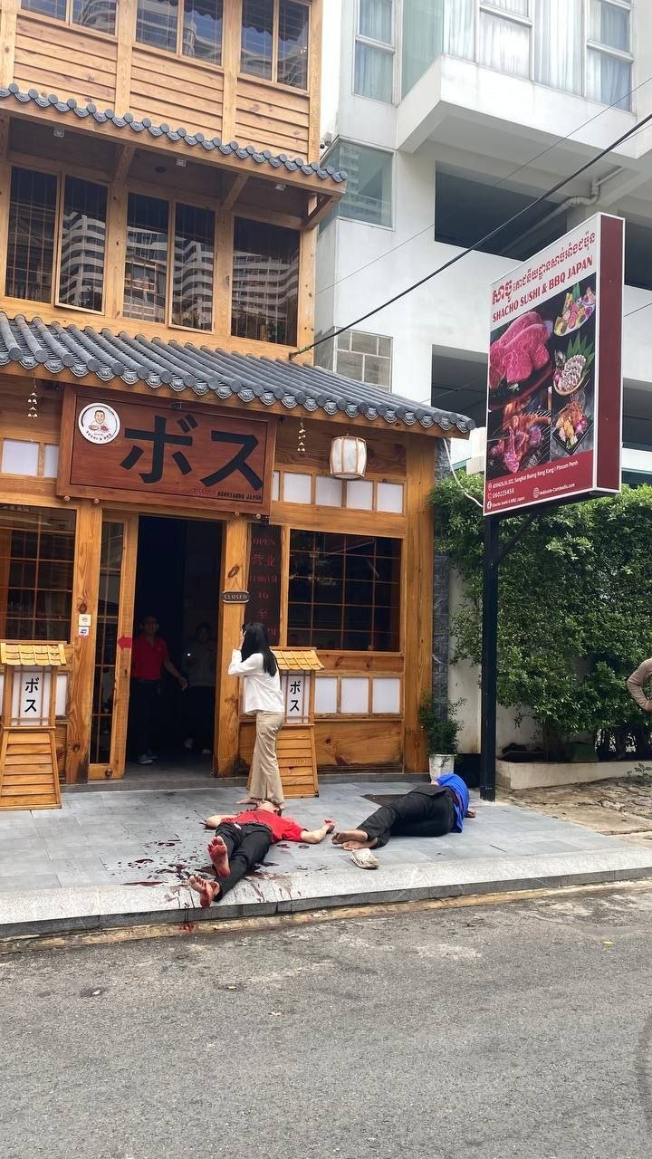 金边St 63路餐厅发生燃气爆炸 造成3人受伤