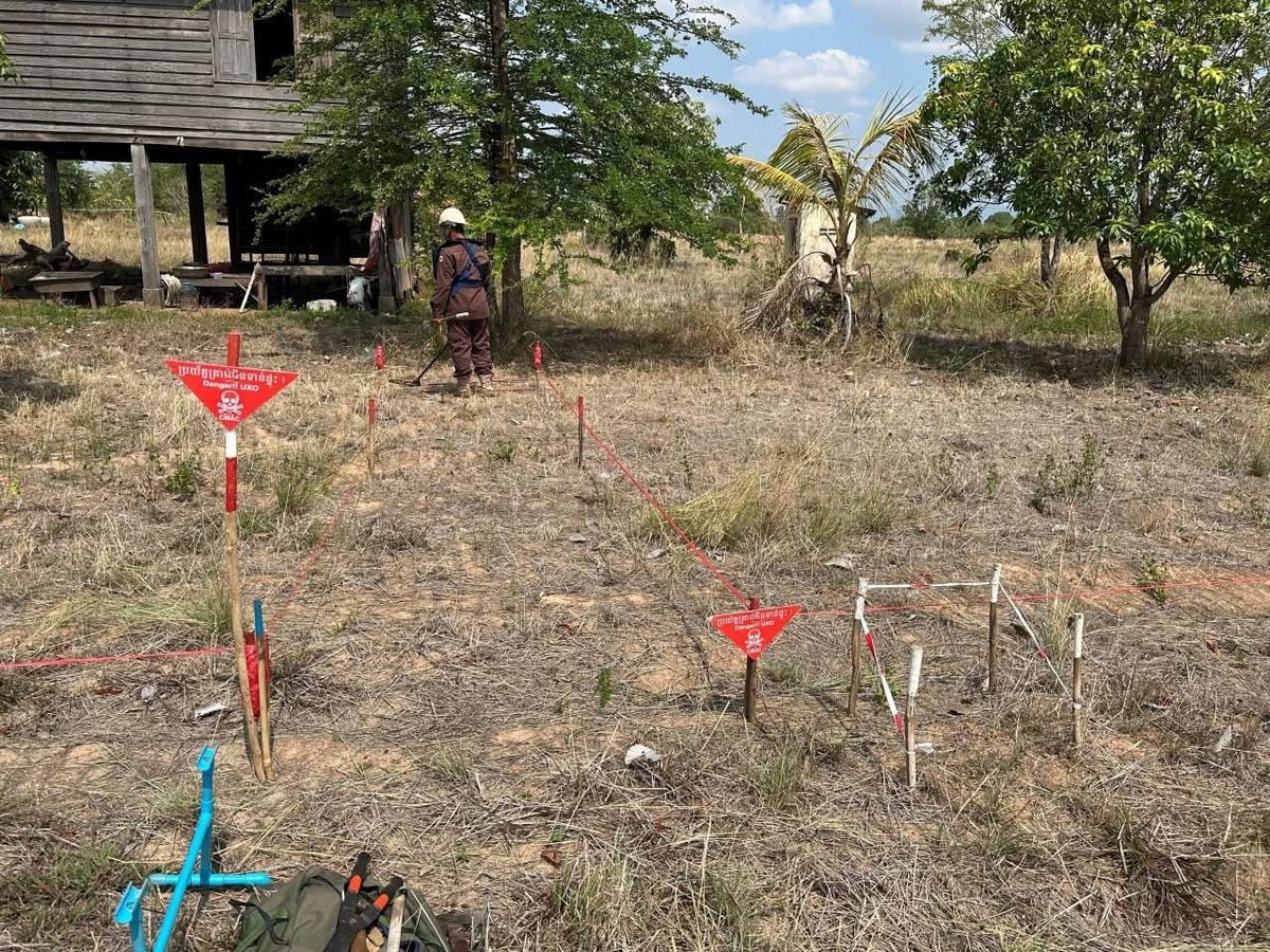 奥多棉芷省多地发现未爆弹药 曾受战争影响区域需警惕