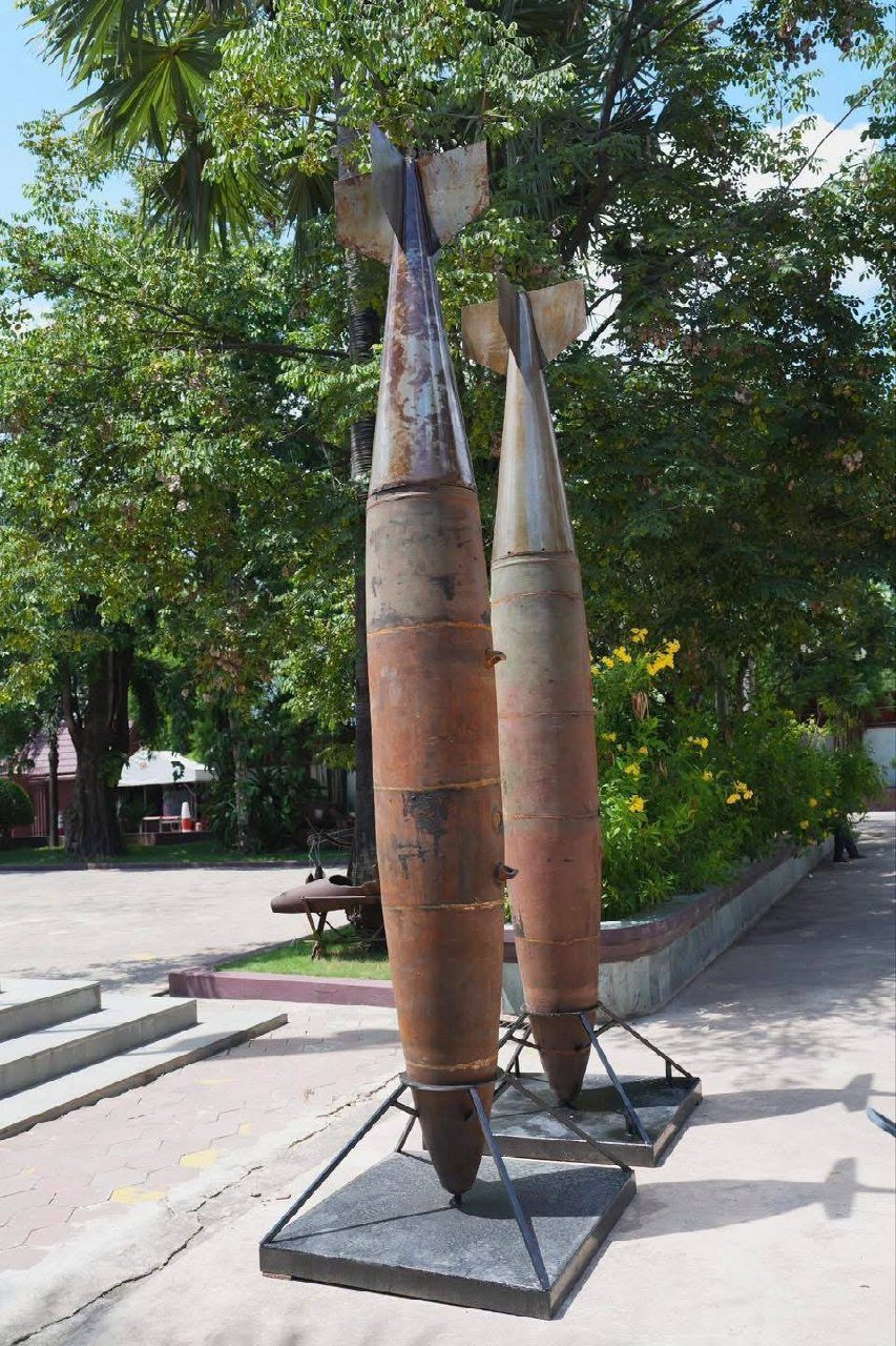柬埔寨地雷行动中心展示MK-84航弹残骸 揭示战争历史