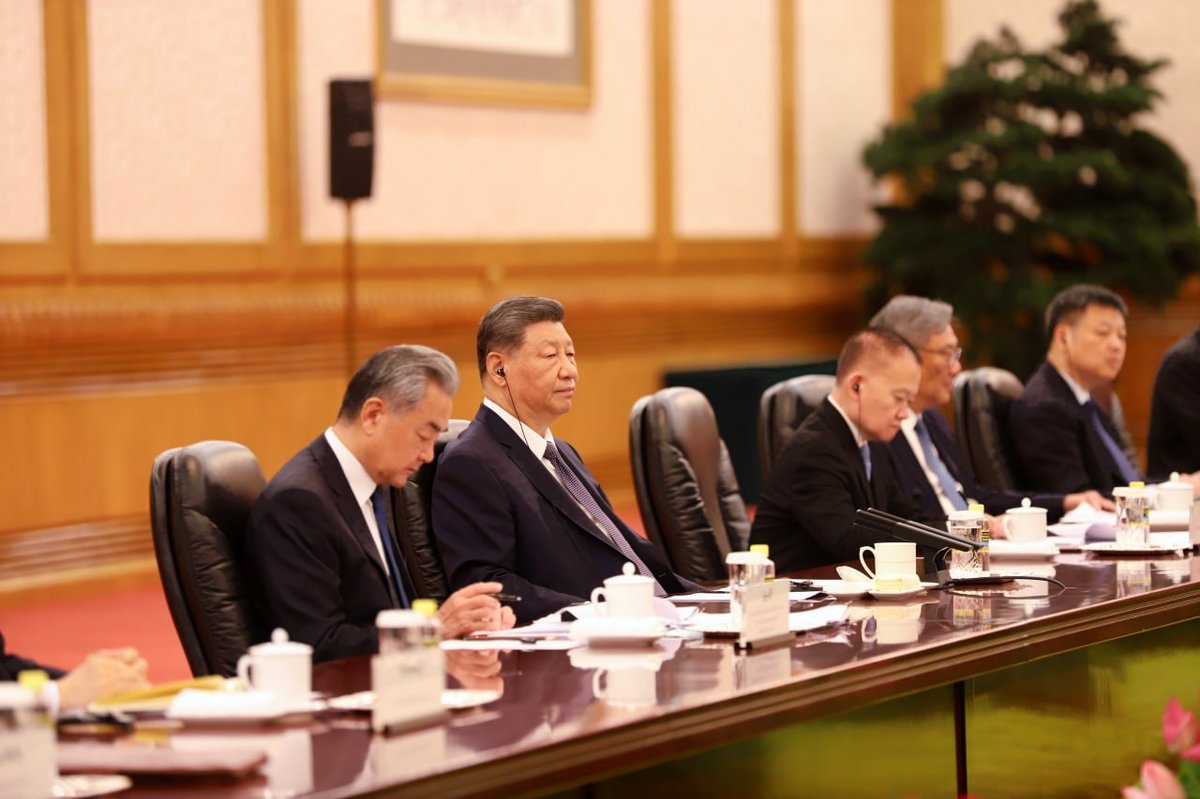 洪森在北京会见习近平 双方举行双边会谈深化合作