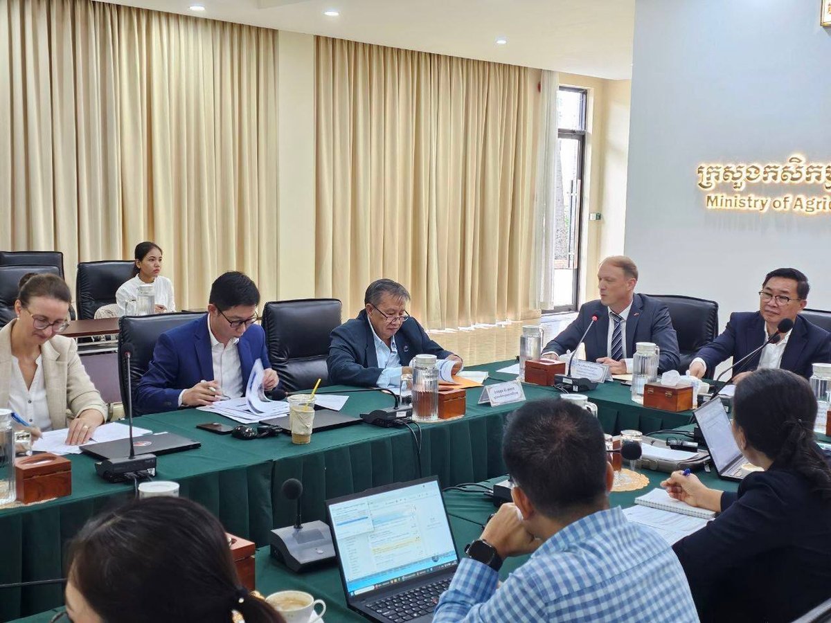 柬埔寨农业可持续发展伙伴关系项目召开第三次指导会议