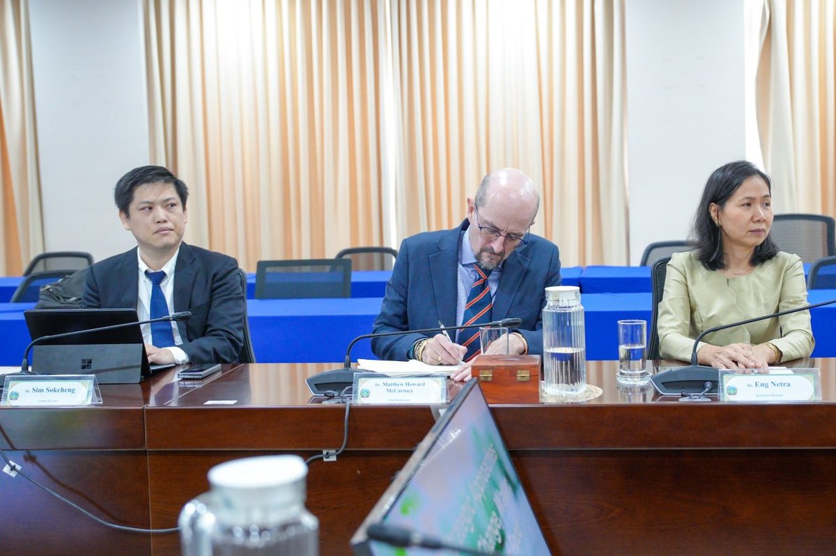 柬埔寨农林渔业部与CDRI会谈 探讨农业经济研究合作