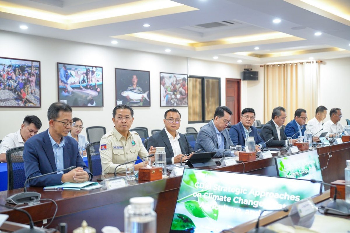 柬埔寨农林渔业部与CDRI会谈 探讨农业经济研究合作