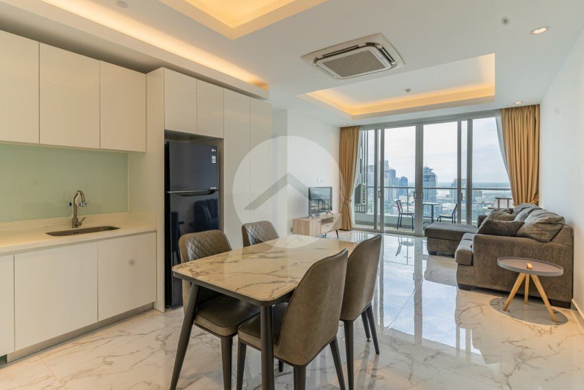 位于BKK1核心地段的J Tower 2公寓,高层两房两卫户