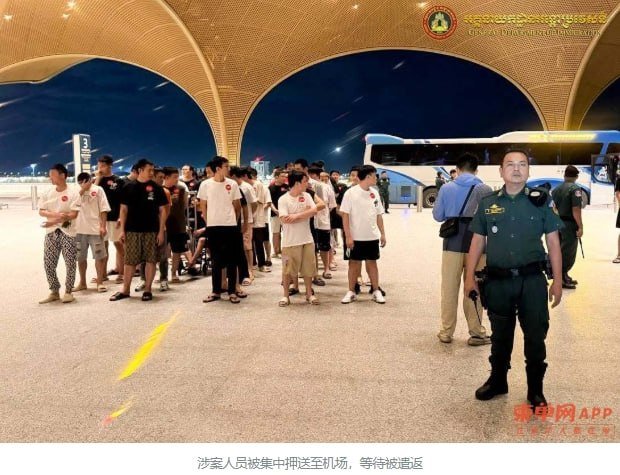 柬埔寨遣返479名涉诈中国公民 暹粒金边两地同步执行