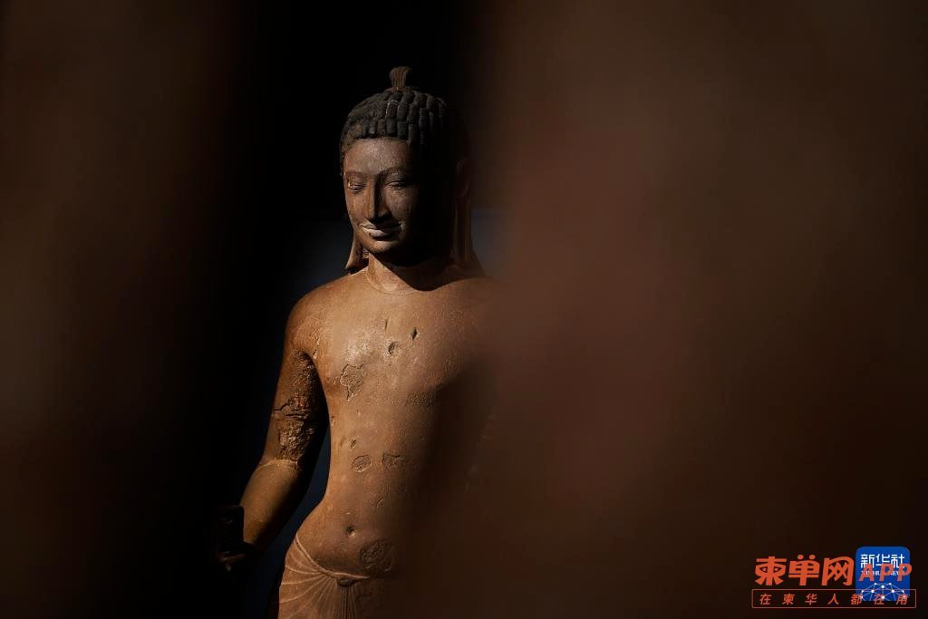 柬埔寨文物展在山西博物院开幕 展出130余件瑰宝